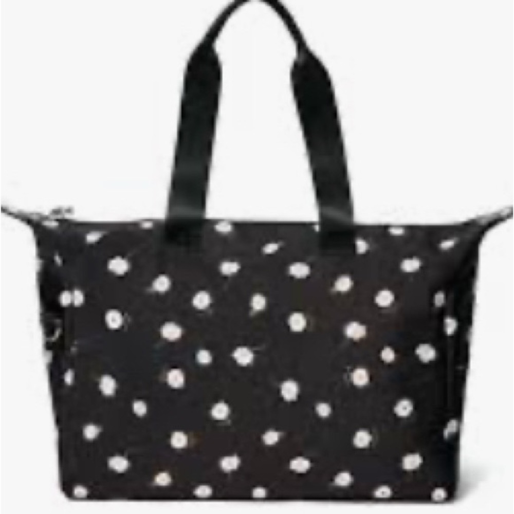 ALICE & OLIVIA Floral Black Duffel Bag, NWT - Picture 3 of 7
